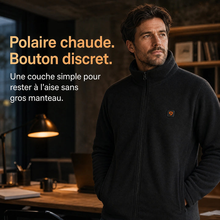 9HEAT Polar 4 - Veste polaire chauffante Homme