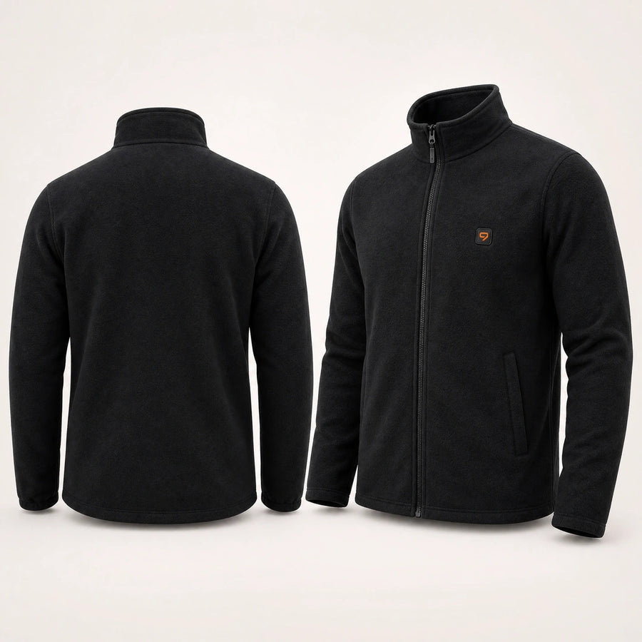 9HEAT Polar 4 - Veste chauffante polaire Homme - Studio dos/profil