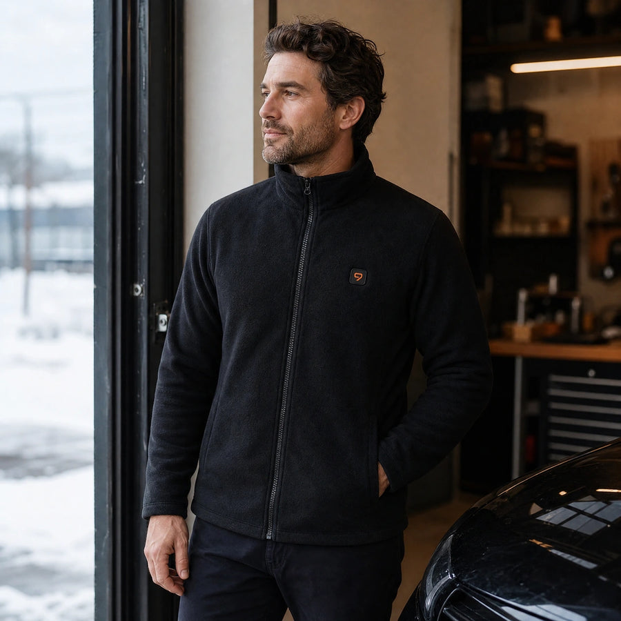 9HEAT Polar 4 - Veste chauffante polaire Homme - Usage réel secondaire