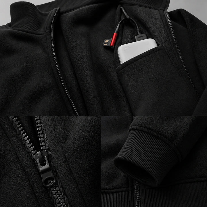 9HEAT Studio 8 - Veste polaire chauffante zippée