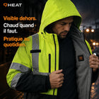 9HEAT WorkGuard - Veste de travail chauffante haute visibilité - Détails protection