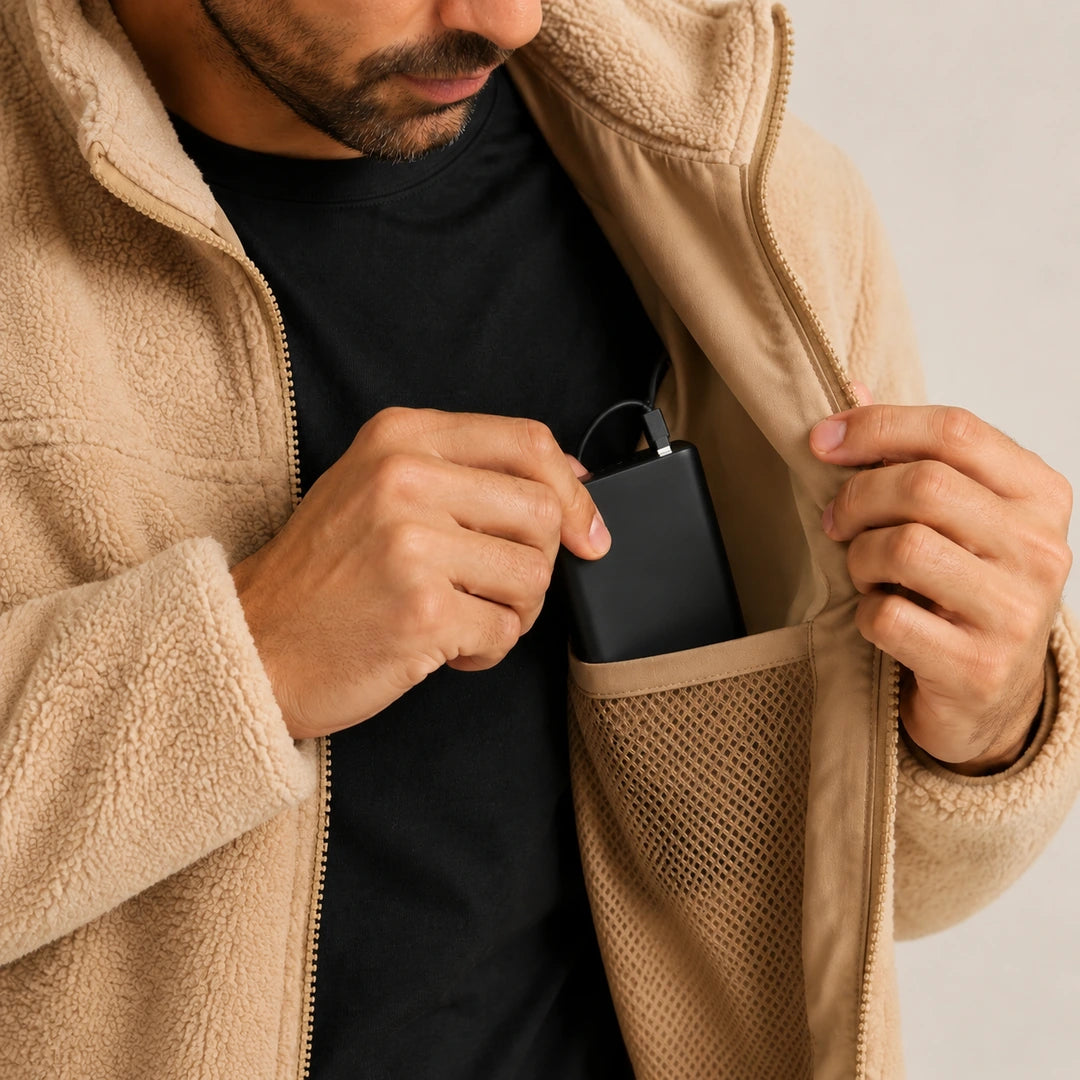 Veste polaire chauffante unisexe - Boreal Zip 8 - batterie connectée