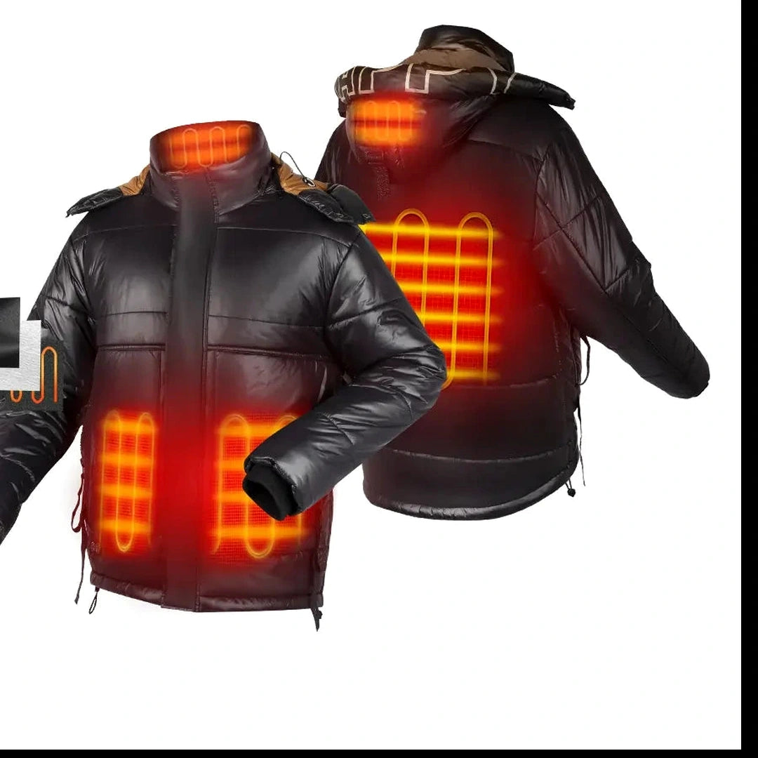 Doudoune chauffante homme - Noctis 8 - Zones chauffantes clés