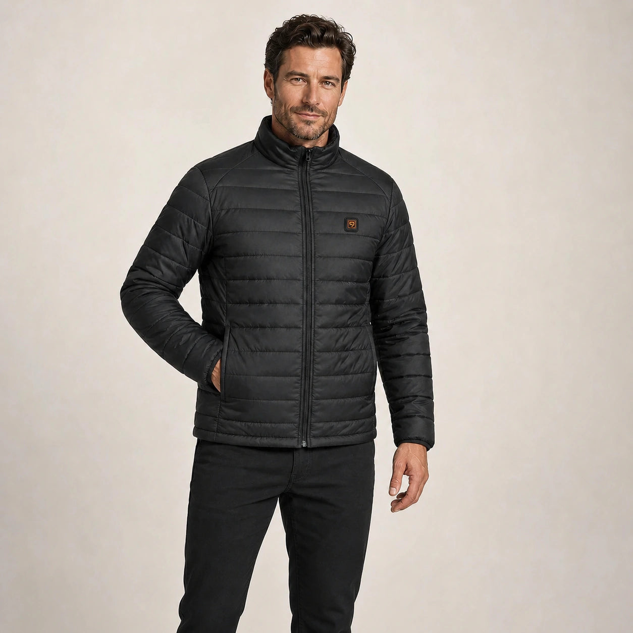 Doudoune chauffante homme - Forge 9 porté au quotidien