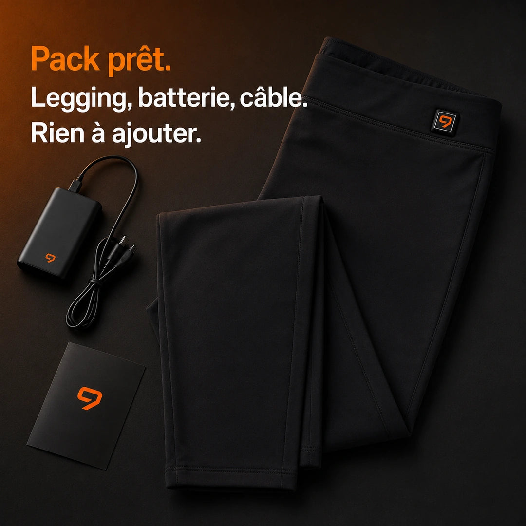 Vous recevez le legging avec l’essentiel pour l’utiliser dès réception.