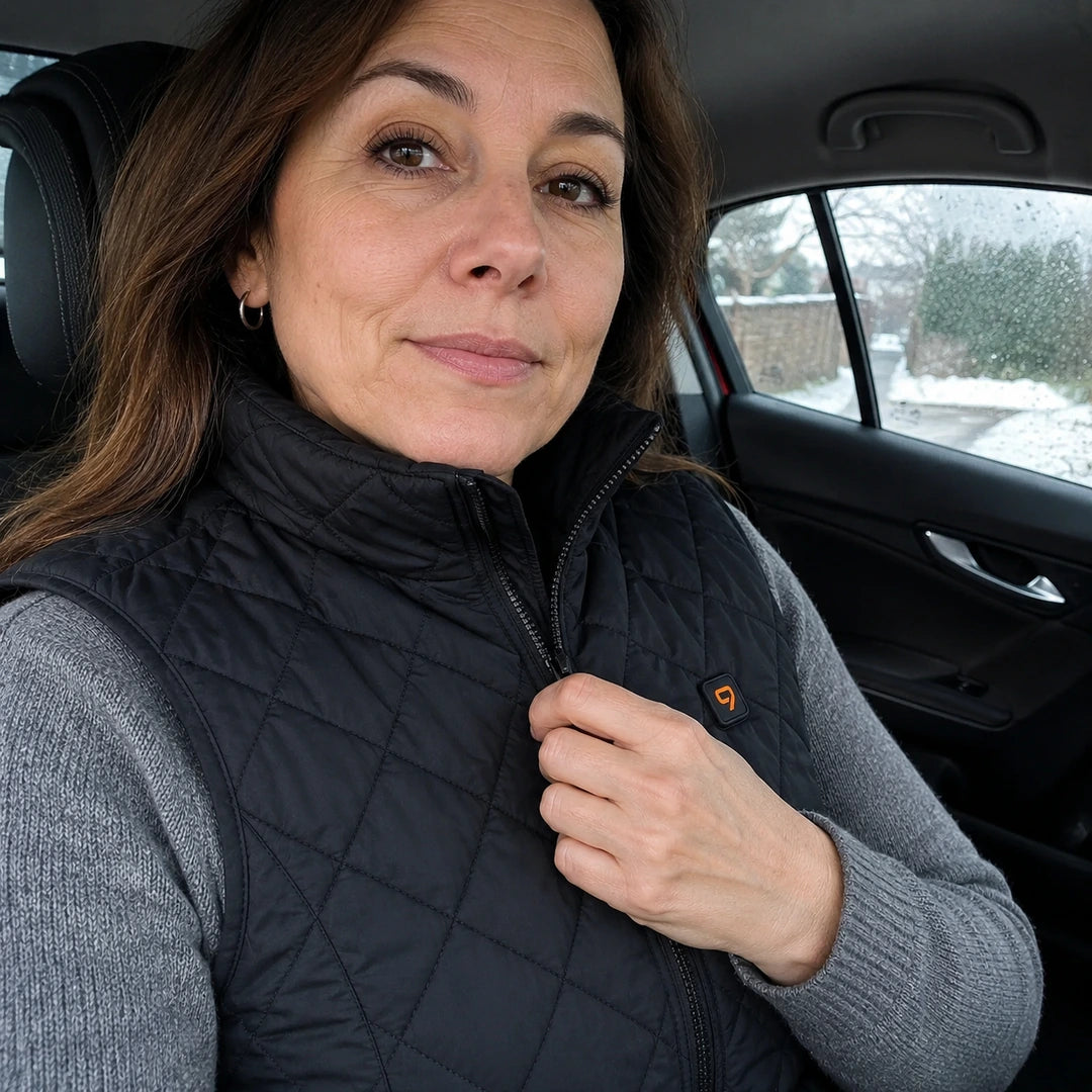 Photo client portant 9HEAT Elara 21 - Gilet chauffant Femme