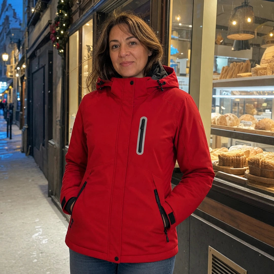 Photo client portant 9HEAT Summit 9 - Parka chauffante Femme