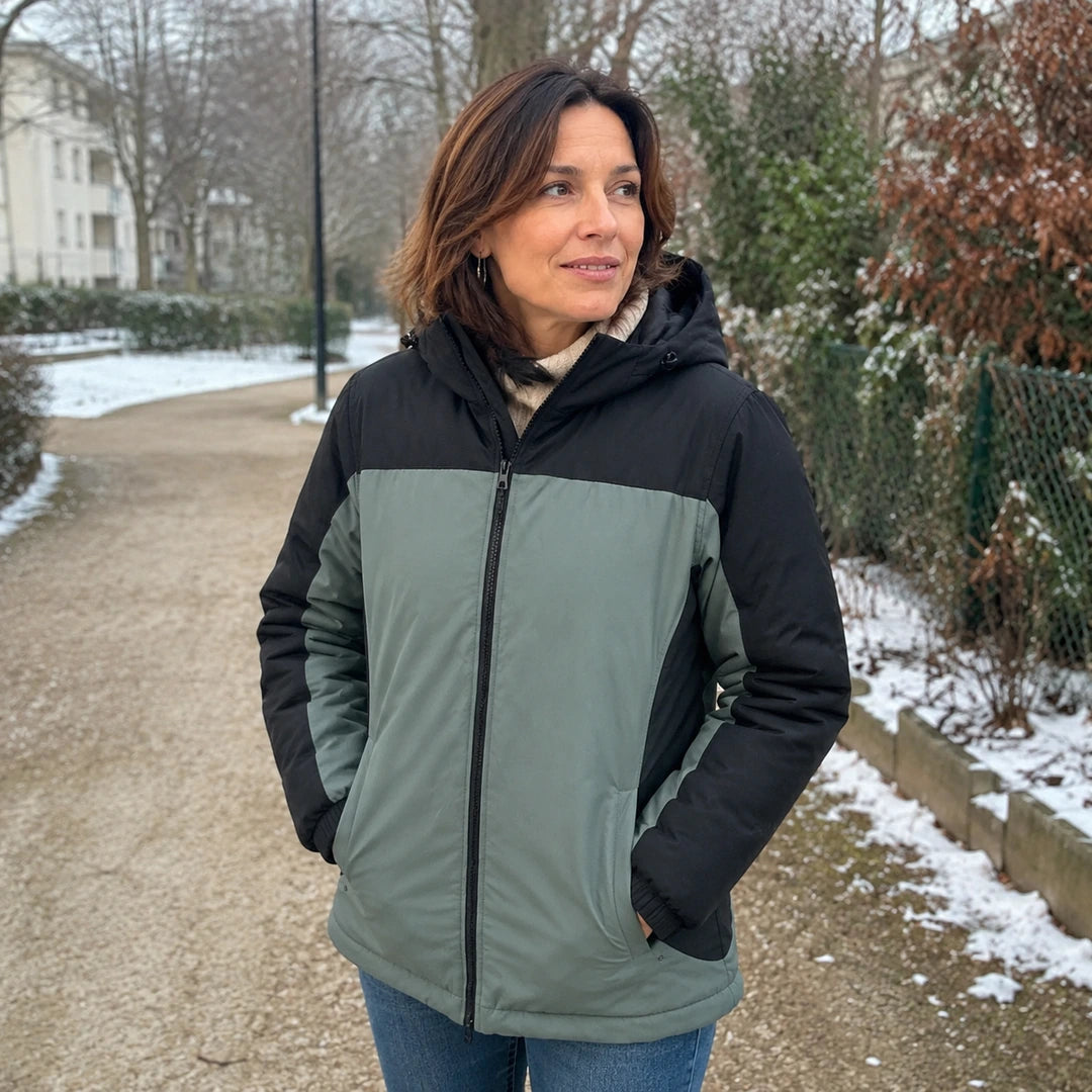 Photo client portant 9HEAT Shelter 5 - Parka chauffante Unisexe