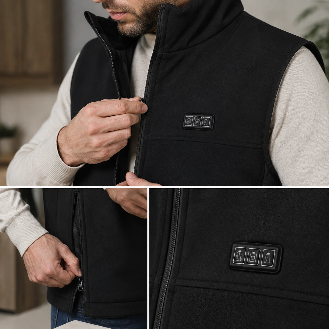 Votre couche change. Le gilet s'ajuste avec elle.