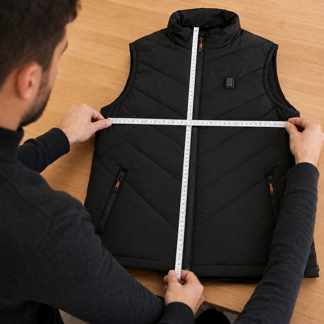 Enfin un gilet chauffant qui ne s'arrête pas à une étiquette 2XL trop petite.