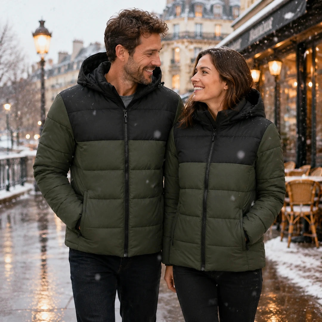 9HEAT Nordic K2 - Manteau chauffant porté dehors