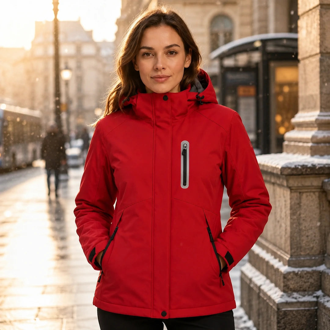 9HEAT Arctic 9 - Parka chauffante Femme porté dehors