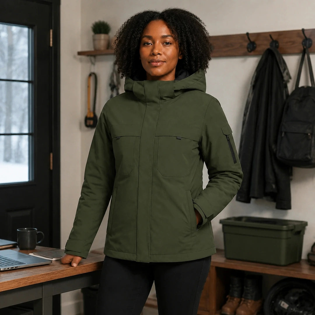 9HEAT Z50 - Parka chauffante Femme - intensité de chaleur réglée