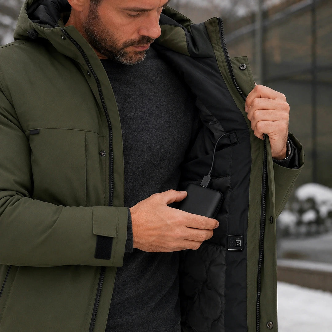 9HEAT Z50 - Parka chauffante Homme - batterie connectée