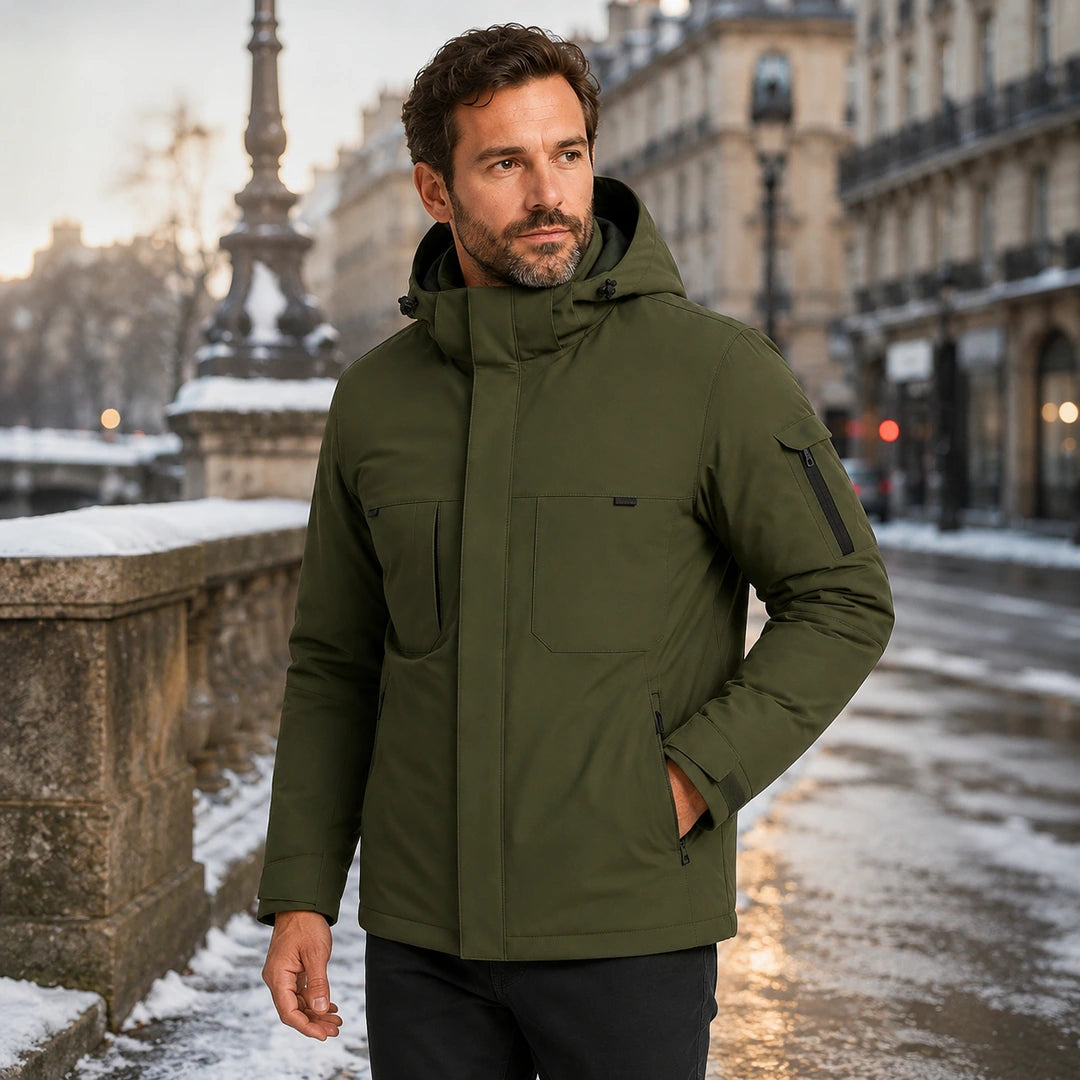 9HEAT Z50 - Parka chauffante Homme porté dehors