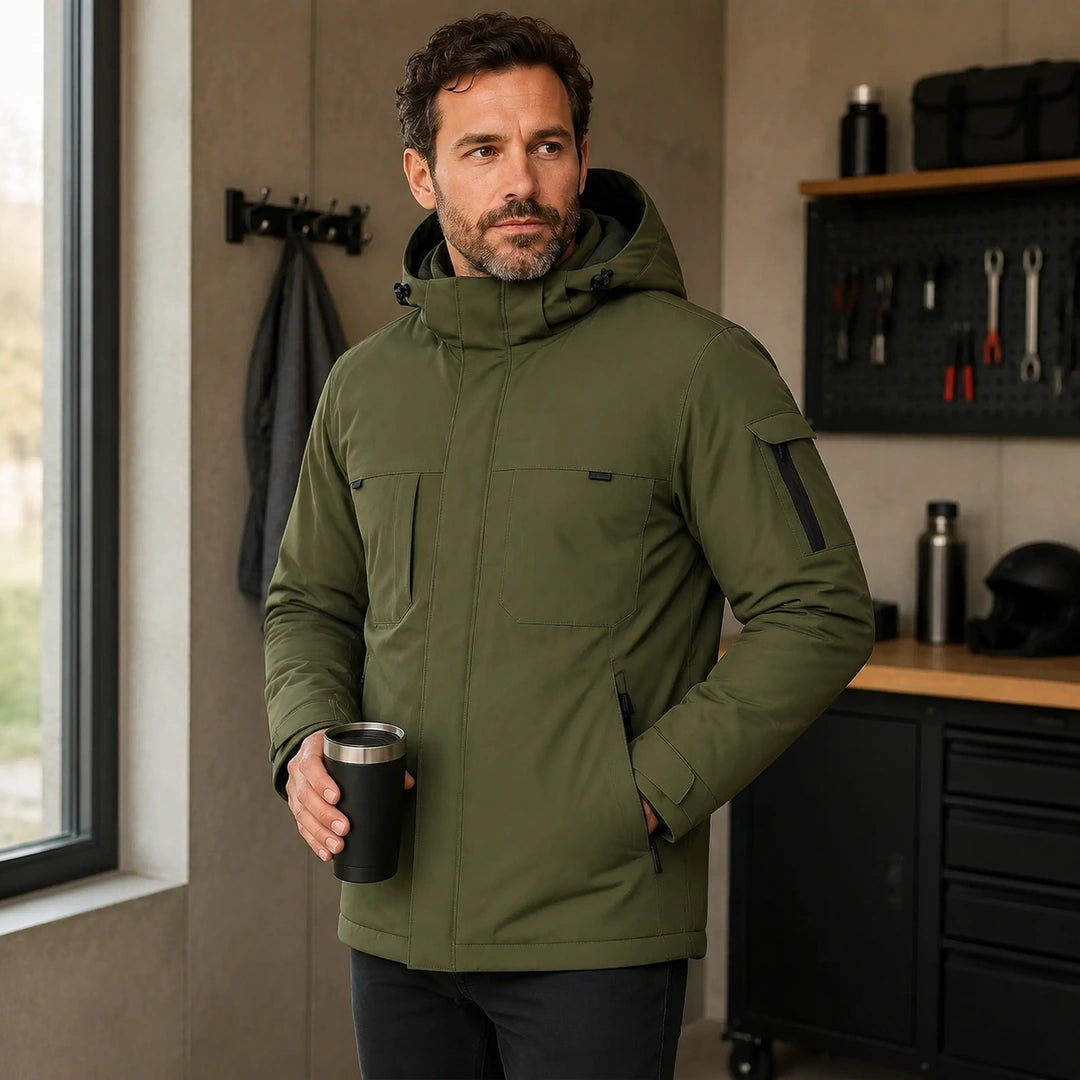 9HEAT Z50 - Parka chauffante Homme - intensité de chaleur réglée