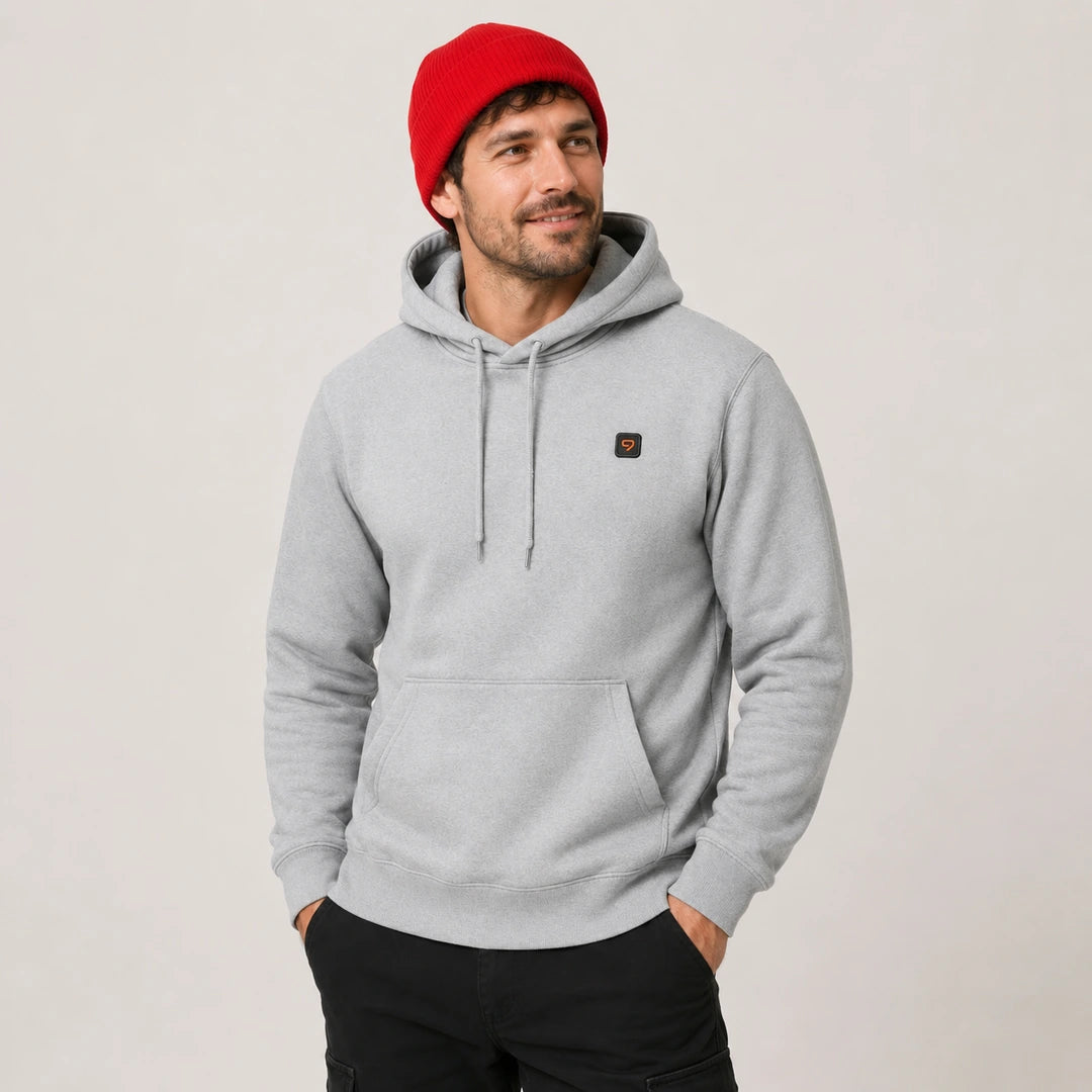 9HEAT Hoodie X12 - Sweat chauffant 12 zones porté au quotidien